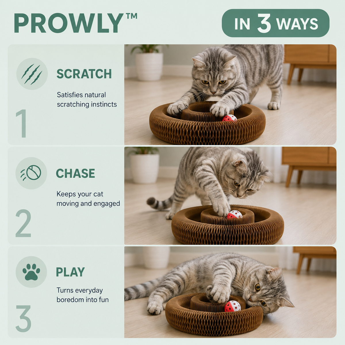 Prowly™ Interactive Cat Toy